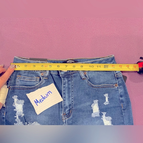 American bazi distressed Bermuda shorts - Picture 9 of 16